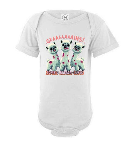 t-shirt: Halloween GRAINS Zombie Alpaca-lypse Onesie