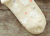 Alpaca Love No-Show Cotton Socks Socks Khaki 