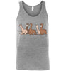 Curious Alpacas Canvas Unisex Tank Shirts & Tops Athletic Heather S 