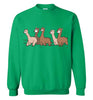 Curious Alpacas Gildan Crewneck Sweatshirt Shirts & Tops Irish Green S 