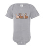 Curious Alpacas Infant Fine Jersey Bodysuit Shirts & Tops Heather NB 