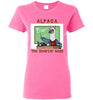 t-shirt: Alpaca The Smarter Wool Ladies Short-Sleeve Azalea S 