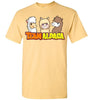 t-shirt: Team Alpaca Gildan Ladies Short-Sleeve FUN Yellow Haze S 