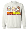 Team Alpaca Gildan Crewneck Sweatshirt FUN White S 