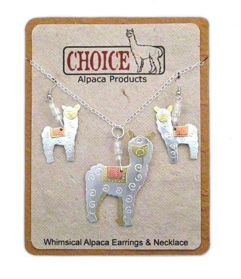 Whimsical Alpaca Jewelry and Ornaments