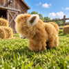 10" Alpaca Fur Donkey Toys 