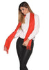 100% Baby Alpaca Woven Solid Scarf Scarves 