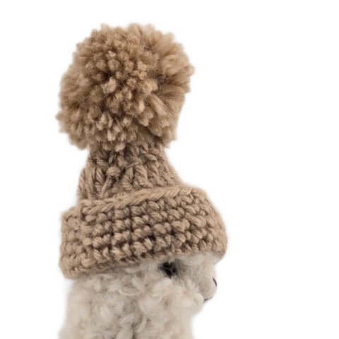 Pom-Pom Hat for Alpacadorable Ornament