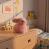 6" Fur Alpaca Bunnies - Choice Alpaca Products-6inch_alpaca_bunny-pink