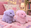 6" Fur Alpaca Bunnies - Choice Alpaca Products-6inch_alpaca_bunny-red