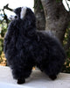 9" Standing Fur Alpaca Toy - Choice Alpaca Products-9inchStndFurToy_black