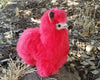 9" Standing Fur Alpaca Toy - Choice Alpaca Products-9inchStndFurToy_red