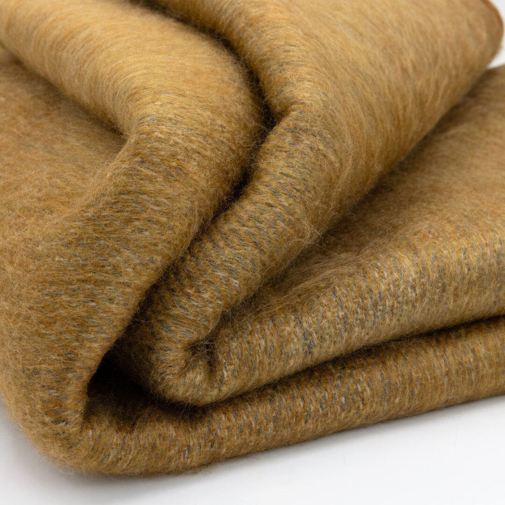 Alpaca Bed Blanket - Choice Alpaca Products-DN_goldenbrown