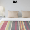 Alpaca Bed Blanket - Striped Blankets 