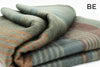 Alpaca Bed Blanket - Striped Blankets 