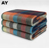 Alpaca Bed Blanket - Striped - Choice Alpaca Products-DN_ay