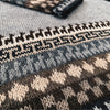 Alpaca Inca Patterned Sweater - Choice Alpaca Products-scr001-grey-xs