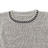 Alpaca Inca Patterned Sweater - Choice Alpaca Products-scr001-grey-xs