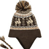 Alpaca Infant Toddler Chullo Hat - Choice Alpaca Products-Chullo_Infant_4T-darkbrown