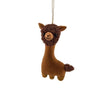 Alpaca Puff Plush Ornaments - Choice Alpaca Products-Mrq-plush-ornament-gold-1