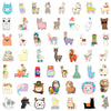 Alpaca Stickers Glossy - Choice Alpaca Products-GlossyAlpacaStickers-50pk