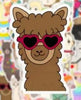 Alpaca Stickers Glossy - Choice Alpaca Products-GlossyAlpacaStickers-50pk