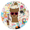 Alpaca Stickers Glossy - Choice Alpaca Products-GlossyAlpacaStickers-50pk