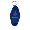 Alpaca Vintage Motel Keychain Souvenir - Choice Alpaca Products-MotelKeychain-gold-1