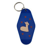 Alpaca Vintage Motel Keychain Souvenir - Choice Alpaca Products-MotelKeychain-gold-1