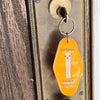 Alpaca Vintage Motel Keychain Souvenir - Choice Alpaca Products-MotelKeychain-gold-1