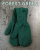 Alpaca Work/Play Alpaca Lined Mittens - Choice Alpaca Products-linedmittens-sm-forestgreen