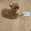 Alpacadorable Cria Hand Made Baby Alpaca Ornaments - Choice Alpaca Products-AK_cria_only-dkbrown
