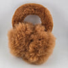 Baby Alpaca Ear Muffs Hat Brown 