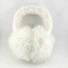 Baby Alpaca Ear Muffs Hat White 