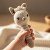 Baby Alpaca Grasp Toy - Choice Alpaca Products-DBC-plush-grasping-toy-MA-HP01