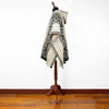 Black Grey Diamonds Alpaca Poncho - Choice Alpaca Products-DN_174044551806
