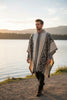 Black Grey Diamonds Alpaca Poncho - Choice Alpaca Products-DN_174044551806