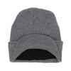 Brimmed Alpaca Knit Radar Mash Hat Hat Slate Grey 