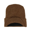 Brimmed Alpaca Knit Radar Mash Hat - Choice Alpaca Products-NEAFP03290F-brown
