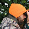 Brimmed Alpaca Knit Radar Mash Hat - Choice Alpaca Products-NEAFP03290F-steelblue
