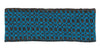Checkered USA Made Alpaca Headband - Choice Alpaca Products-check-grey-blue