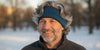 Checkered USA Made Alpaca Headband - Choice Alpaca Products-check-grey-sandstone