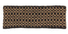 Checkered USA Made Alpaca Headband Hat Grey w Sandstone Accents 