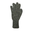 Colorful 100% Alpaca Full Fingered Knit Alpaca Gloves - Choice Alpaca Products-441-lg-brownpebblemelange