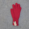 Colorful 100% Alpaca Full Fingered Knit Alpaca Gloves - Choice Alpaca Products-441-lg-darkred