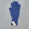 Colorful 100% Alpaca Full Fingered Knit Alpaca Gloves - Choice Alpaca Products-441-med-bluegreymelange