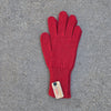 Colorful 100% Alpaca Full Fingered Knit Alpaca Gloves Gloves Large Dark Red 