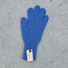 Colorful 100% Alpaca Full Fingered Knit Alpaca Gloves Gloves Medium Blue 