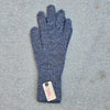 Colorful 100% Alpaca Full Fingered Knit Alpaca Gloves Gloves Medium Dark grey 