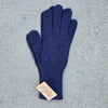 Colorful 100% Alpaca Full Fingered Knit Alpaca Gloves Gloves Medium Navy 